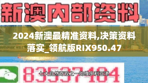 2024新澳最精准资料,决策资料落实_领航版RIX950.47