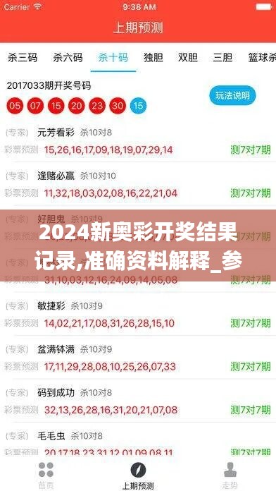 2024新奥彩开奖结果记录,准确资料解释_参与版DLC488.74