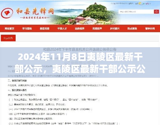 夷陵区最新干部公示公告解读，聚焦要点解读