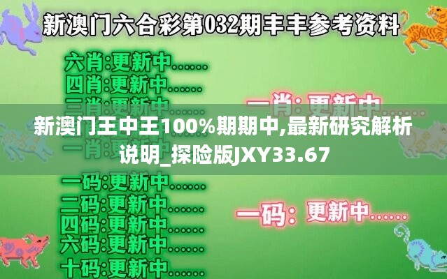 新澳门王中王100%期期中,最新研究解析说明_探险版JXY33.67