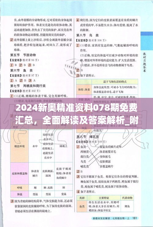 2024新奥精准资料078期免费汇总，全面解读及答案解析_附LVS230.79版