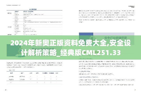 2024年新奥正版资料免费大全,安全设计解析策略_经典版CML251.33