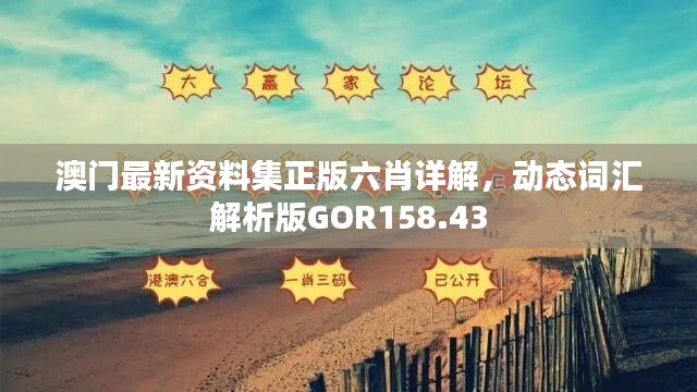 澳门最新资料集正版六肖详解，动态词汇解析版GOR158.43