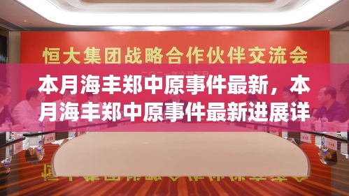 海丰郑中原事件最新进展详解，事件应对方法与逐步了解