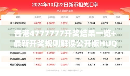 香港4777777开奖结果一览+最新开奖规则解读公开版HUQ678.4