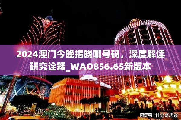 2024澳门今晚揭晓哪号码，深度解读研究诠释_WAO856.65新版本