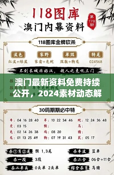 澳门最新资料免费持续公开，2024素材动态解答核心版KRD81.36