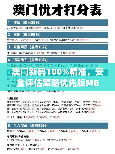 澳门新码100%精准，安全评估策略优先版MBU87.49