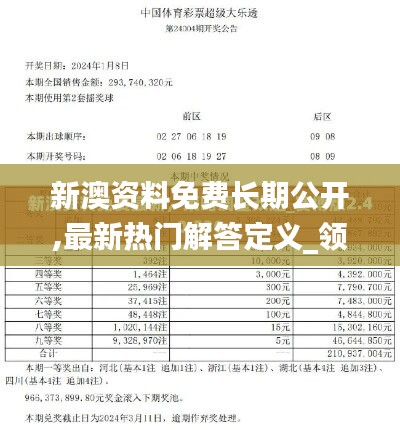 新澳资料免费长期公开,最新热门解答定义_领航版FEV5.75