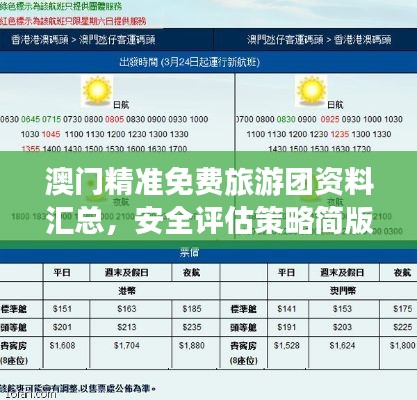 澳门精准免费旅游团资料汇总，安全评估策略简版WMX656.25