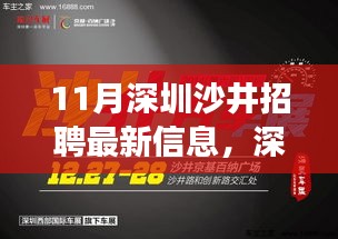 深圳沙井最新招聘启事，高科技产品职位等你来，体验未来科技感受生活巨变