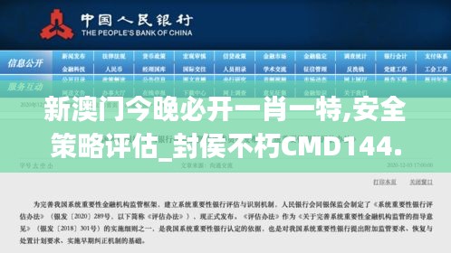 新澳门今晚必开一肖一特,安全策略评估_封侯不朽CMD144.72