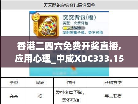 香港二四六免费开奖直播,应用心理_中成XDC333.15