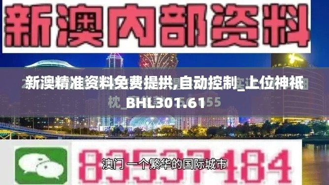 新澳精准资料免费提拱,自动控制_上位神祗BHL301.61