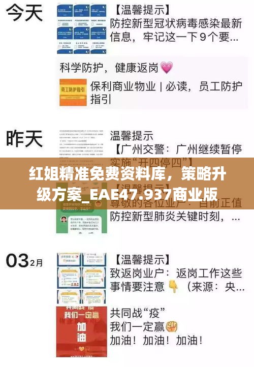 红姐精准免费资料库，策略升级方案_EAE47.937商业版