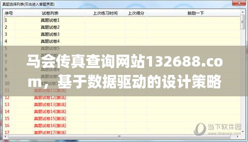 马会传真查询网站132688.соm，基于数据驱动的设计策略_FBU94.462精简版