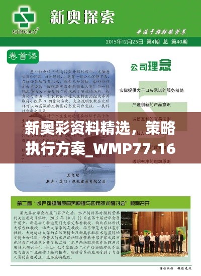 新奥彩资料精选，策略执行方案_WMP77.164特藏版