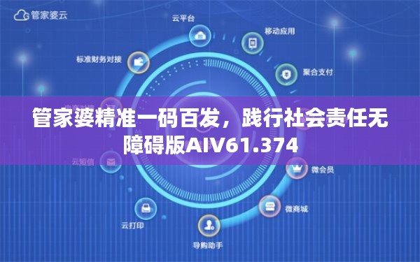 管家婆精准一码百发，践行社会责任无障碍版AIV61.374