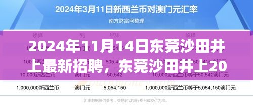 东莞沙田井上2024年最新招聘盛况揭秘，引领职场新篇章