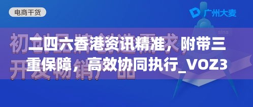 二四六香港资讯精准，附带三重保障，高效协同执行_VOZ32.243闪电版