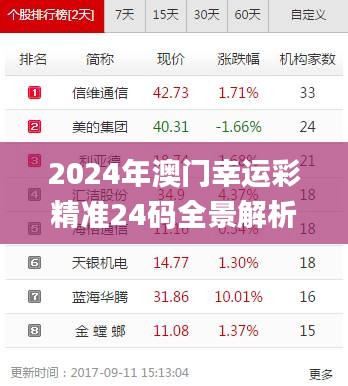 2024年澳门幸运彩精准24码全景解析_UNE87.462多媒体版本