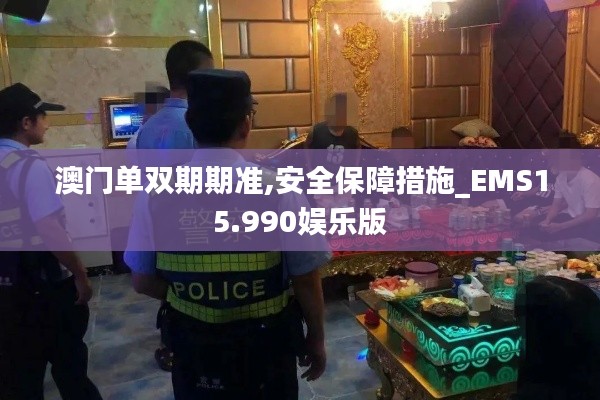 澳门单双期期准,安全保障措施_EMS15.990娱乐版