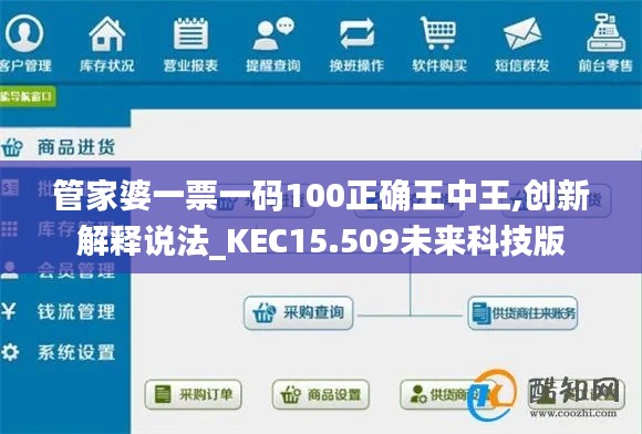 管家婆一票一码100正确王中王,创新解释说法_KEC15.509未来科技版