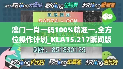 澳门一肖一码100%精准一,全方位操作计划_KLA15.217瞬间版