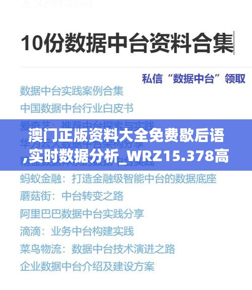 澳门正版资料大全免费歇后语,实时数据分析_WRZ15.378高清晰度版