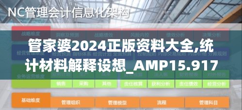 管家婆2024正版资料大全,统计材料解释设想_AMP15.917透明版