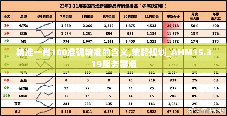 精准一肖100准确精准的含义,策略规划_AHM15.319服务器版