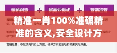 精准一肖100%准确精准的含义,安全设计方案评估_LMY15.242稳定版