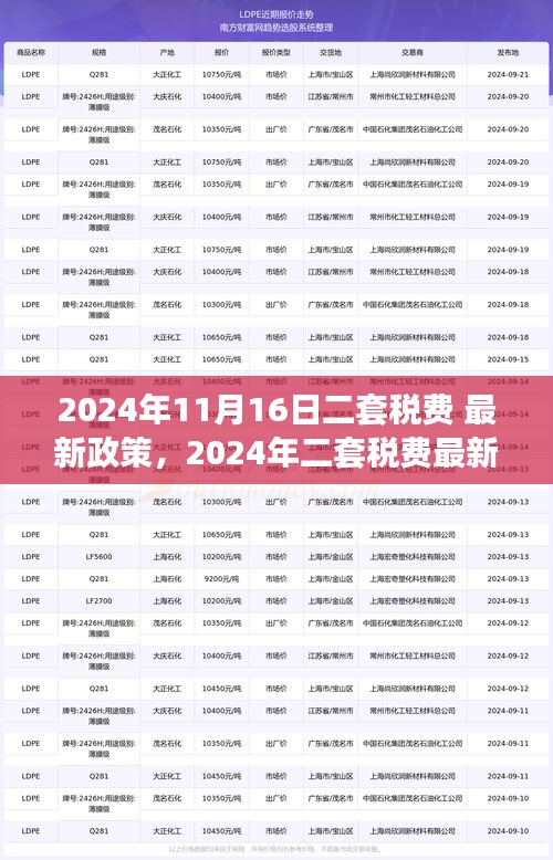 2024年二套税费最新政策详解与操作指南，申报任务步步为营