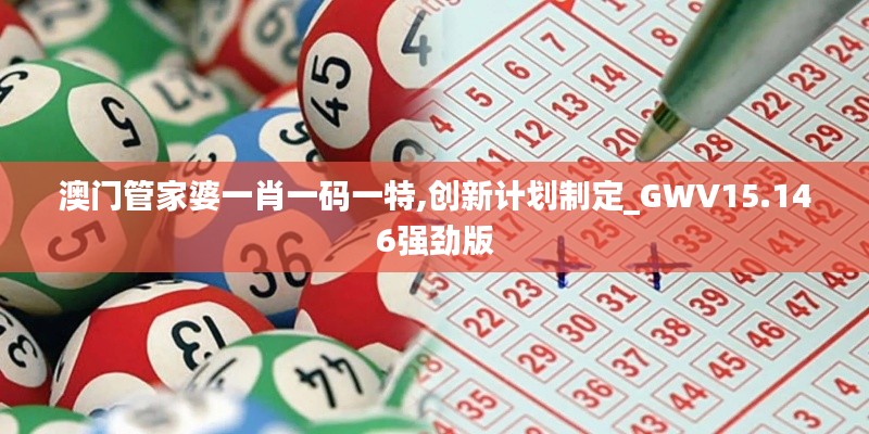 澳门管家婆一肖一码一特,创新计划制定_GWV15.146强劲版