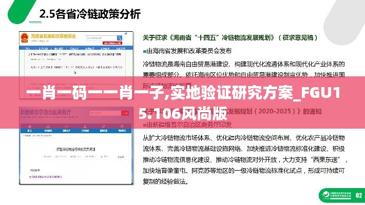 一肖一码一一肖一子,实地验证研究方案_FGU15.106风尚版