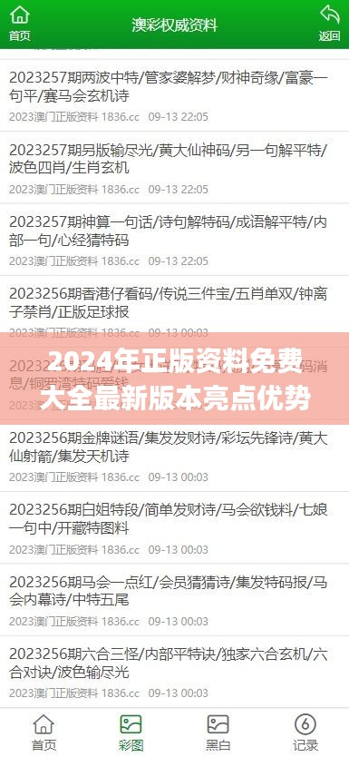 2024年正版资料免费大全最新版本亮点优势和,资料汇编新解与定义_ZCW6.31.69授权版