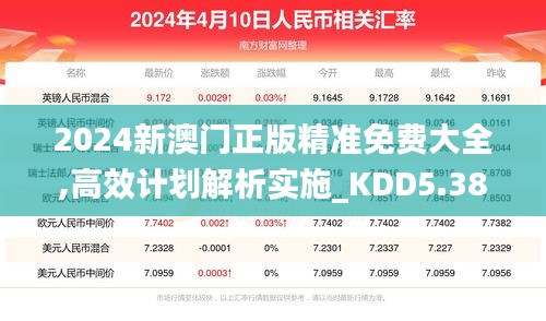 2024新澳门正版精准免费大全,高效计划解析实施_KDD5.38.72随意版