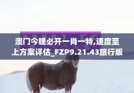 澳门今晚必开一肖一特,速度至上方案评估_FZP9.21.43旅行版