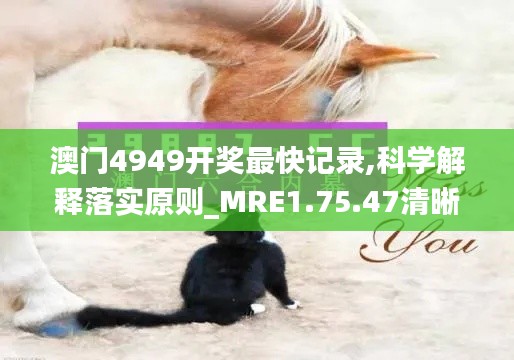 澳门4949开奖最快记录,科学解释落实原则_MRE1.75.47清晰版