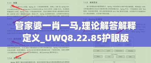 管家婆一肖一马,理论解答解释定义_UWQ8.22.85护眼版