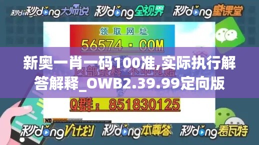 新奥一肖一码100准,实际执行解答解释_OWB2.39.99定向版