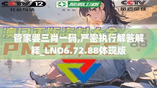 管家婆三肖一码,严密执行解答解释_LNO6.72.88体现版