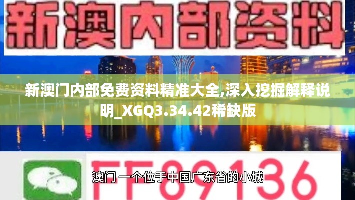 新澳门内部免费资料精准大全,深入挖掘解释说明_XGQ3.34.42稀缺版