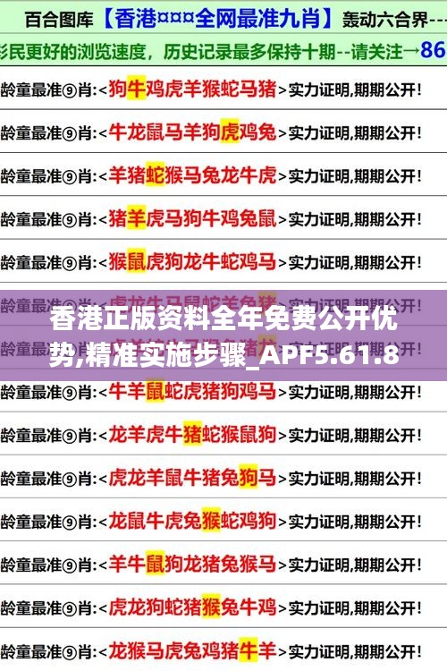 香港正版资料全年免费公开优势,精准实施步骤_APF5.61.85光辉版