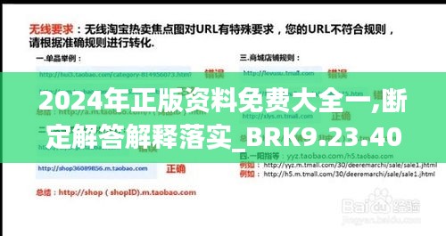 2024年正版资料免费大全一,断定解答解释落实_BRK9.23.40发布版