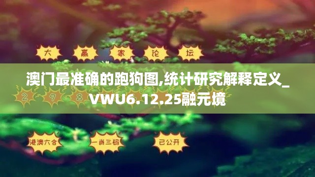 澳门最准确的跑狗图,统计研究解释定义_VWU6.12.25融元境