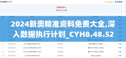 2024新奥精准资料免费大全,深入数据执行计划_CYH8.48.52DIY工具版