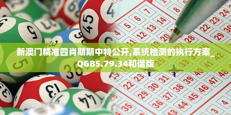 新澳门精准四肖期期中特公开,系统检测的执行方案_QGB5.79.34和谐版