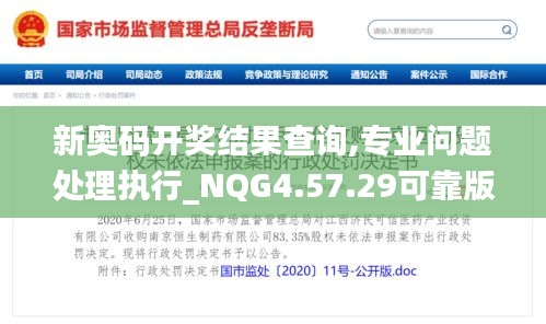 新奥码开奖结果查询,专业问题处理执行_NQG4.57.29可靠版