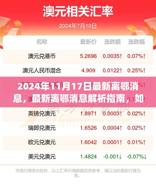 2024年离鄂最新资讯解析指南，获取与解读离鄂相关资讯的方法（附详细指南）